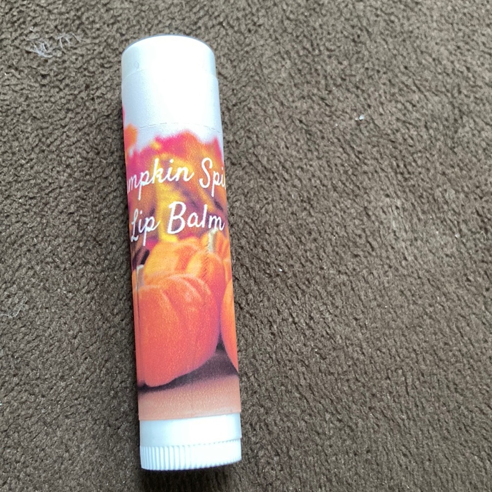 Brand new pumpkin spice lip balm